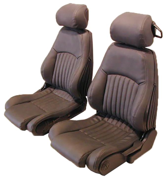 Acme Auto Front and Rear Seat Upholstery with Solid Rear Back Rest U406
