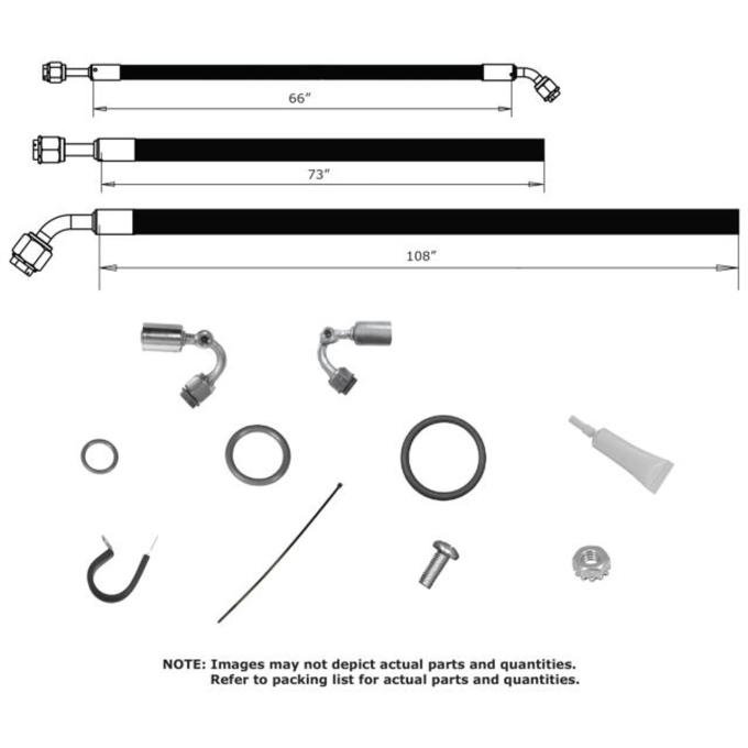 Vintage Air 1968-69 Chevelle SureFit™ Reduced Barrier Modified Hose Kit 524473