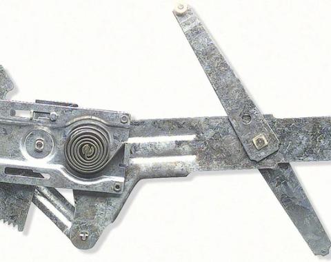 AMD Door Window Regulator, Manual, Complete Assembly for Deluxe Interior, LH, 68-69 Camaro Firebird K-7726802
