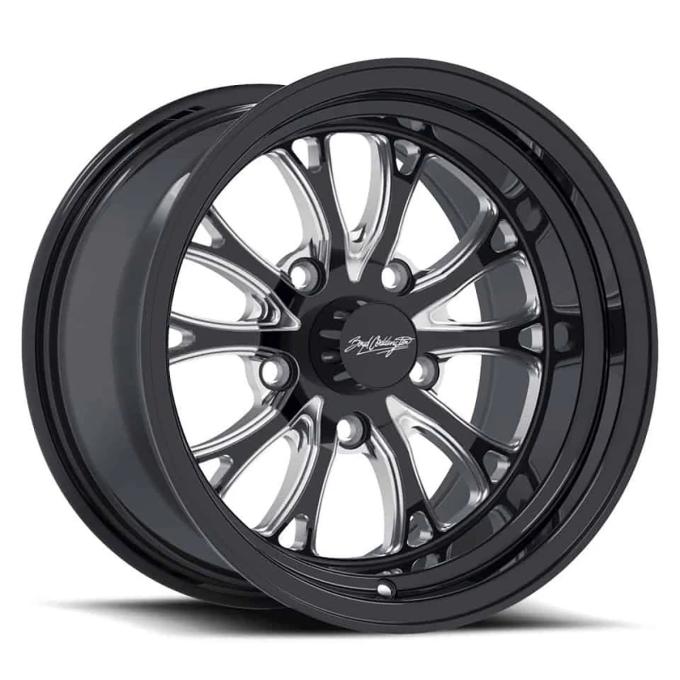 Boyd Coddington 15x8 Bristol Black / Milled Spokes 5x4.75 BS 4.5 BP BC3-586145BM
