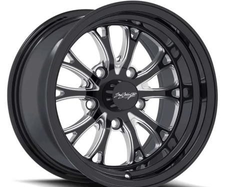 Boyd Coddington 15x9 Bristol Black / Milled Spokes 5x4.75 BS 5.25 BP BC3-5961525BM
