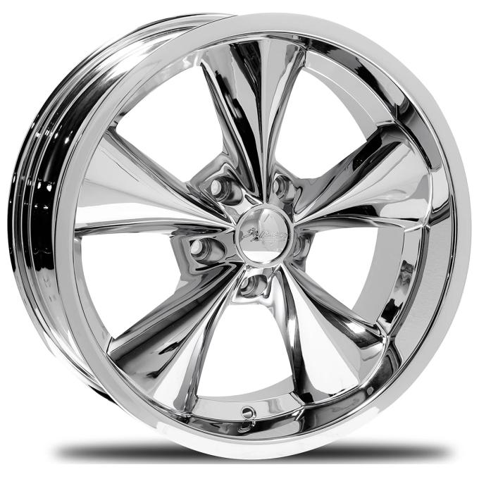 Boyd Coddington 17x7 Junkyard Dog Chrome 5x4.5 BS 4 BP BC1-776540C