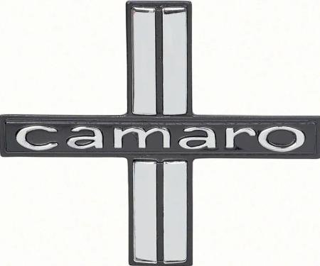 AMD Door Panel Emblems, "Camaro" for Deluxe Interior, LH/RH Pair, 67 Camaro K-7698289