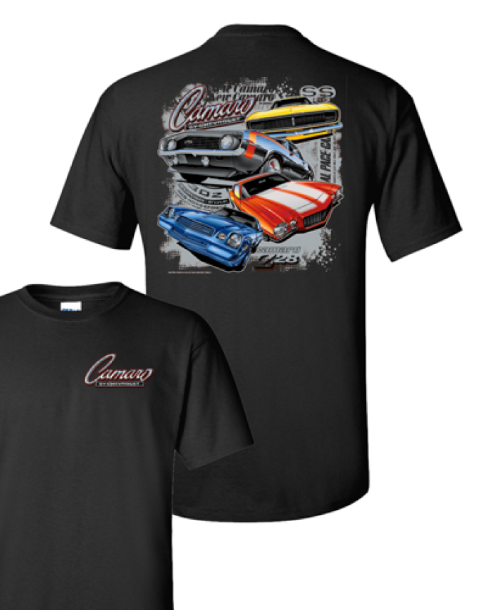 Port & Company Camaro Multi Car T-Shirt