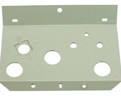 Classic Headquarters Green Fuel Oil Gauge Mount Plate (Front) W-106A