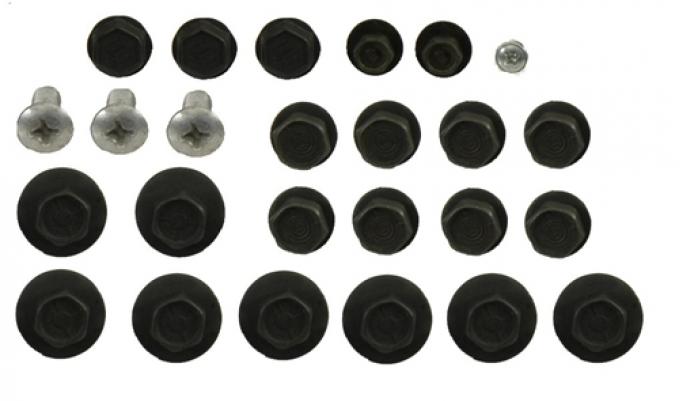 Classic Headquarters F-Body Door Hardware Mounting Bolt Kit, 25 Pieces H-183