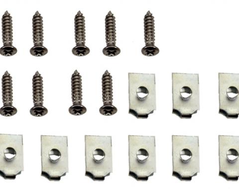 Classic Headquarters Camaro Upper Grille Stiffener Mounting Kit H-155