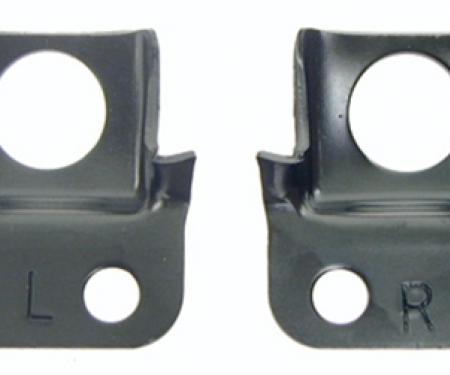 Classic Headquarters Outer Front Bumper Brackets-Right Hand and Left Hand, Pair W-750
