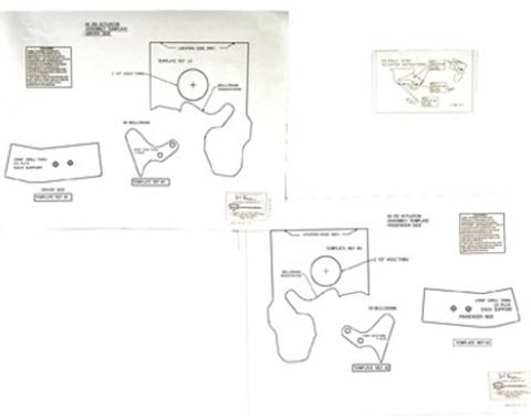 Classic Headquarters Camaro Rallysport Fenderwell Template Kit W-879