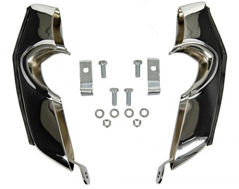 Classic Headquarters Deluxe Front Bumper Guards, Pair W-440