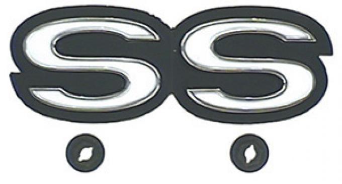 Classic Headquarters "SS" Rear Panel Emblem W-393