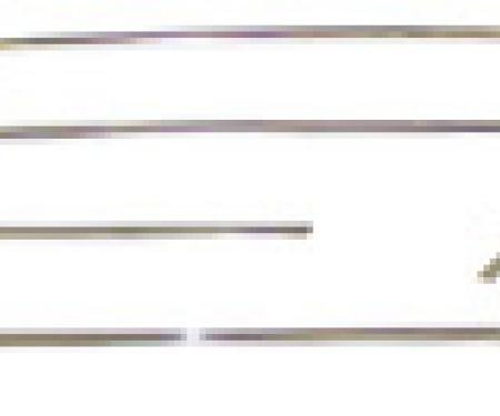 Classic Headquarters Roof Drip Molding Set - 6 Pieces W-508