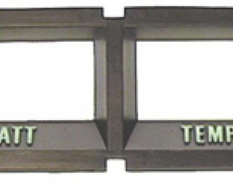 Classic Headquarters Console Batt and Temp Bezel W-211