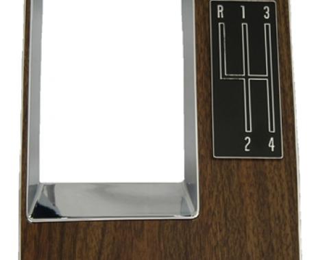 Classic Headquarters 4 Speed Shift Plate W/4sp Pattern W-368