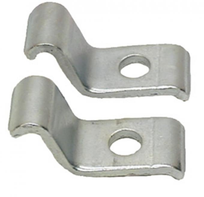 Classic Headquarters Rear Deluxe Bumper Guard Brackets, Pair W-128