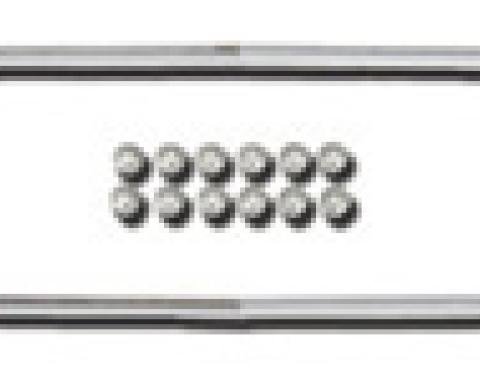 Classic Headquarters Camaro Rallysport OE Center Grille Chrome Molding, Made in Usa W-691