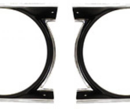 Classic Headquarters Camaro Standard Headlamp Bezels, Pair W-569