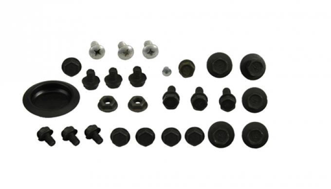 Classic Headquarters F-Body Door Hardware Mounting Bolt Kit, 27 Pieces H-182