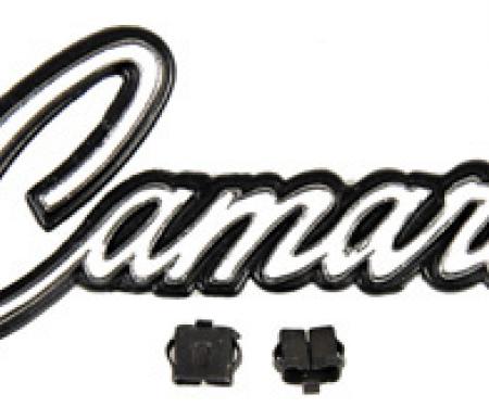 Classic Headquarters Glove Box "Camaro" Emblem W/Clips W-900