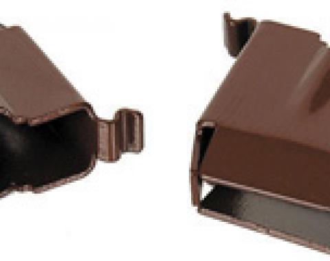 Classic Headquarters Dash Pad Dog Leg Clip, Pair W-674