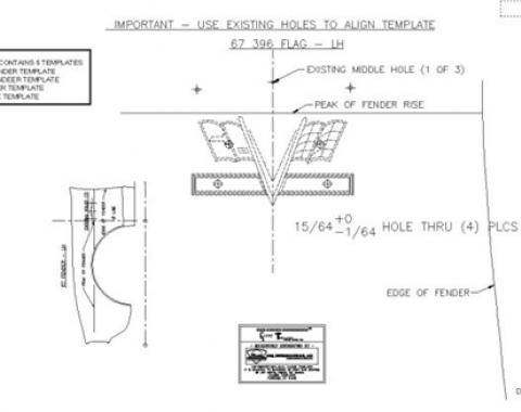 Classic Headquarters SS-396 Emblem Template Kit W-703