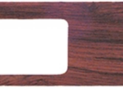 Classic Headquarters Dash Wiper Woodgrain Plate W-385