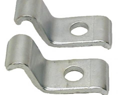 Classic Headquarters Rear Deluxe Bumper Guard Brackets, Pair W-128