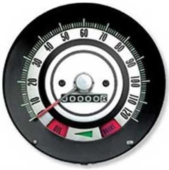 AMD Speedometer, 120 MPH without Speed Warning, 68 Camaro K-6481843