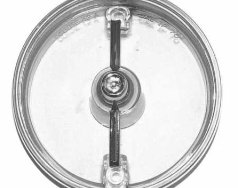 AMD Parking Lamp Lens, With Trim, LH or RH, 70-73 Camaro RS T-A6750