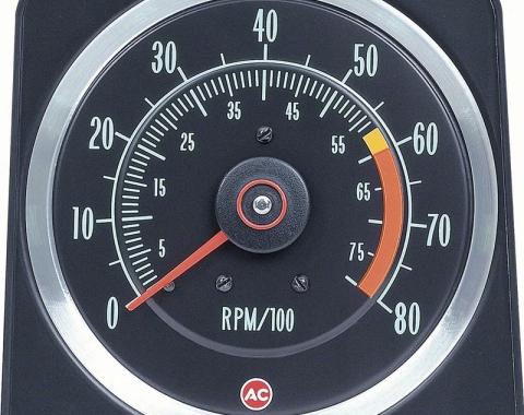 AMD Tachometer, 6000 Red Line ( Z28 & 396/375HP 6" X 8"), 69 Camaro K-6469384