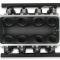 Holley EFI Holley Lo-Ram Manifold Base and Fuel Rails Single Fuel Injector GM LS3/L93 300-670BK