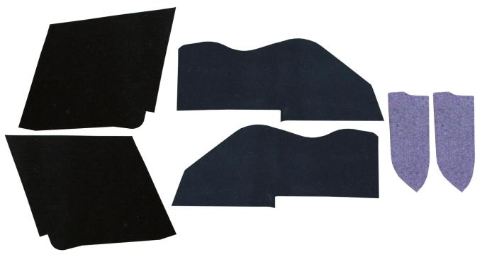 Legendary Auto Interiors 67-69 Camaro/Firebird Convertible Rear Armrest Cover Installation Kit INSTALLATION-AW6
