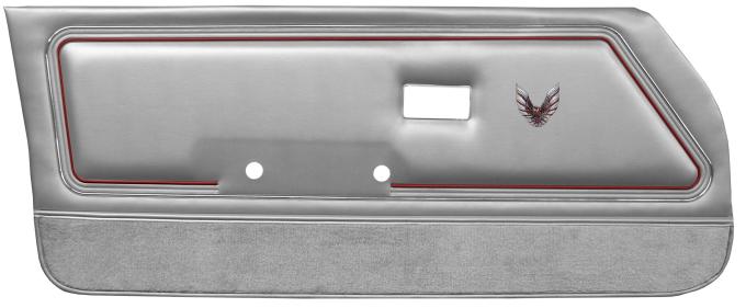 Legendary Auto Interiors 79 Trans Am 10th Anniversary Door Panels (Unassembled) - Silver DO79GFD0010102G
