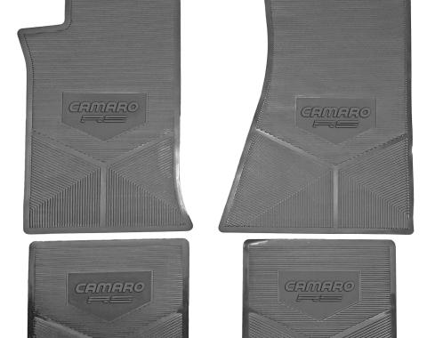 Legendary Auto Interiors 89-92 Chevrolet 'Camaro RS' Floor Mats - Black FMRS0005001001