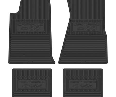 Legendary Auto Interiors 96-02 Chevrolet 'Camaro SS' Floor Mats - Black FMSS0006001001