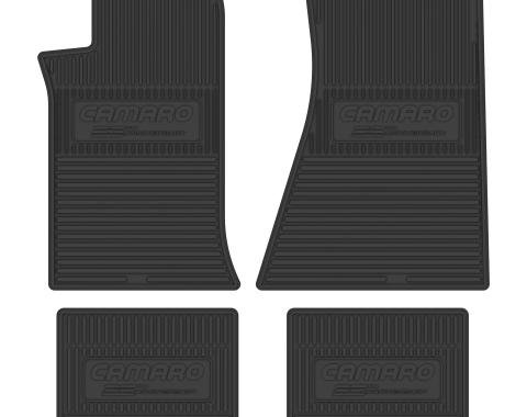 Legendary Auto Interiors 92 Chevrolet 'Camaro 25th Anniversary' Floor Mats- Black FMCA0005007001