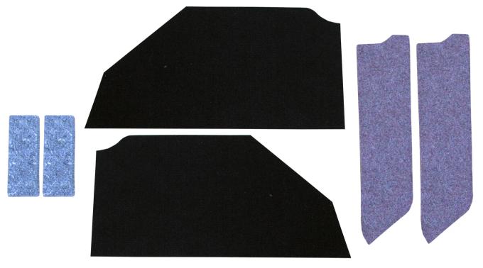 Legendary Auto Interiors 67-69 Camaro/Firebird Hardtop Rear Amrest Cover Installation Kit INSTALLATION-AW5