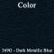Legendary Auto Interiors 1967-1969 Chevrolet / Pontiac Firebird Hardtop Rear Armrest Panel Covers AW67GCF0048