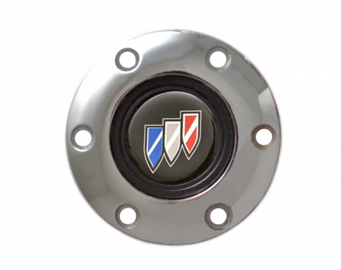 Volante S6 Series Horn Button Kit, Buick, Chrome
