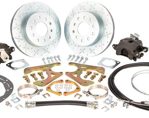 Classic Performance 11" Rear Disc Brake Wheel Kit w/ E-Brakes 68-69 Camaro, 5 x 4.75 1012RWBK-SE-6869ARGX