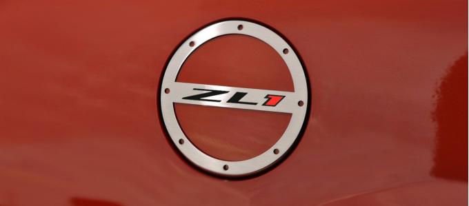 American Car Craft 2012-2013 Chevrolet Camaro Gas Cap Cover Satin "ZL1 Style" 102078