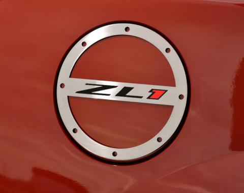 American Car Craft 2012-2013 Chevrolet Camaro Gas Cap Cover Polished "ZL1 Style" 102077