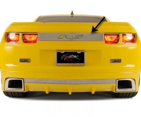 2010-2013 Camaro - "RS" Trunk Lid Plate - Choose Vinyl Inlay Color 102085