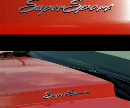 American Car Craft 2010-2015 Chevrolet Camaro Exterior Badges Polished "Super Sport" 2pc 102007