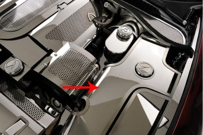 American Car Craft 2016-2020 Chevrolet Camaro Window Washer Fluid Tank Cover Polished w/cap covers for Automatic 033017