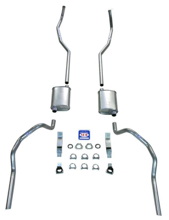 Shafers Classic Reproductions 1967-1969 Camaro 2" Exhaust System with Small Block with 2" Cast Iron Manifolds 23029