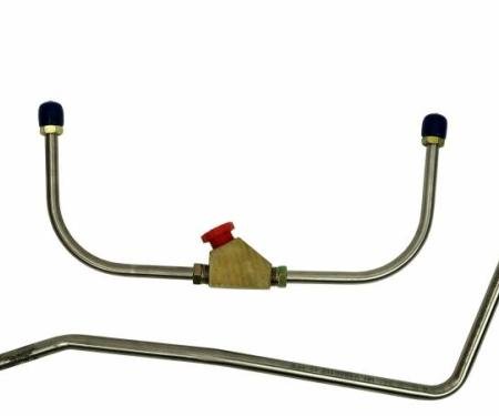 Shafers Classic Reproductions 1967-1968 Chevrolet Camaro Gas Line (Pump To Carb) Stainless Steel GLK201S