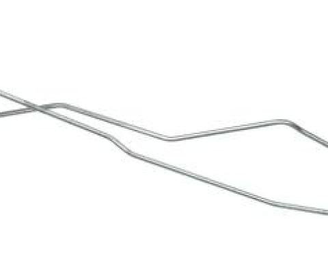 Shafers Classic Reproductions 1967-1968 Chevrolet Camaro Long Gas Lines (Pump To Tank), Stainless Steel GLL203S