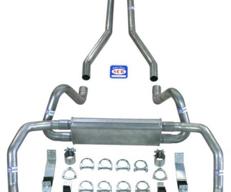 Shafers Classic Reproductions 1967-1969 Camaro "X Style" 2-1/2" Exhaust System with Small Block with Long Style Headers 23018