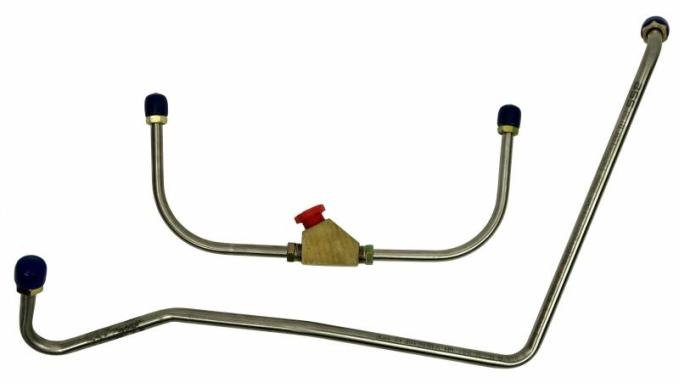 Shafers Classic Reproductions 1967-1968 Chevrolet Camaro Gas Line (Pump To Carb) Stainless Steel GLK201S